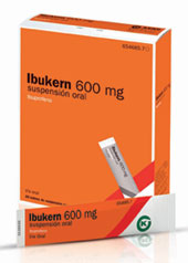 mil astronauta Refinería Kern Pharma presenta el primer ibuprofeno en formato stick pack