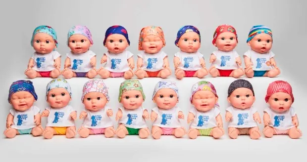 Muñecos niños cancer outlet