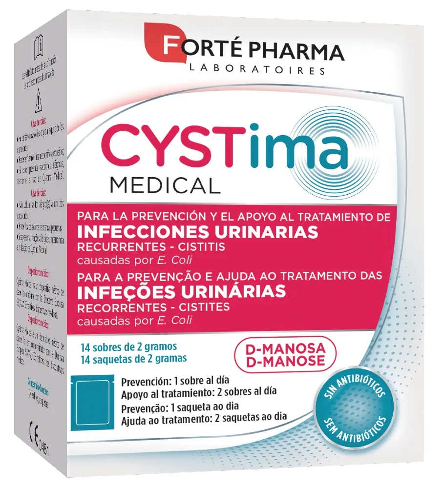 CYSTIma Medical y FORTÉBIOTIC Flora Íntima
